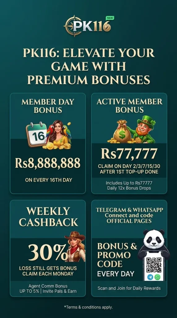pk116 game promotions