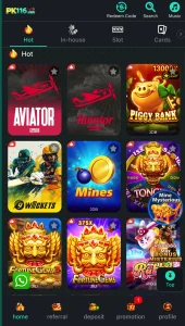 pk116 hot games